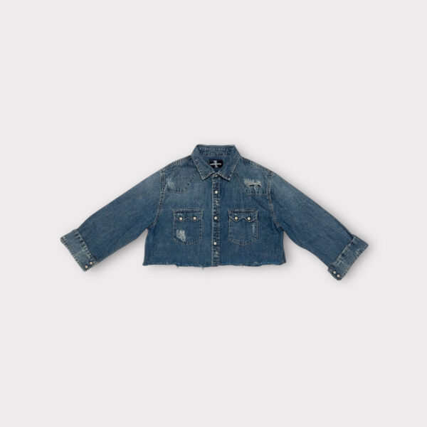 CROPPED DENIM JACKET