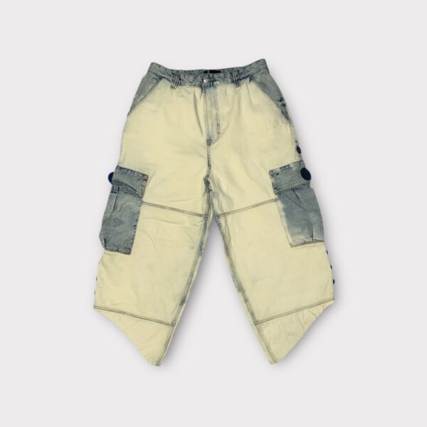 V STYLE 7/8 BAGGY JEANS