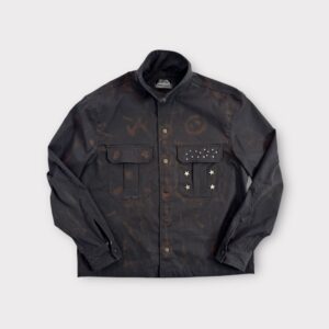 BLACK FABRIC JACKET