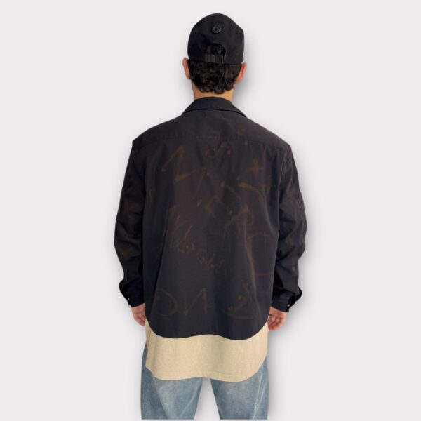 BLACK FABRIC JACKET - Image 3