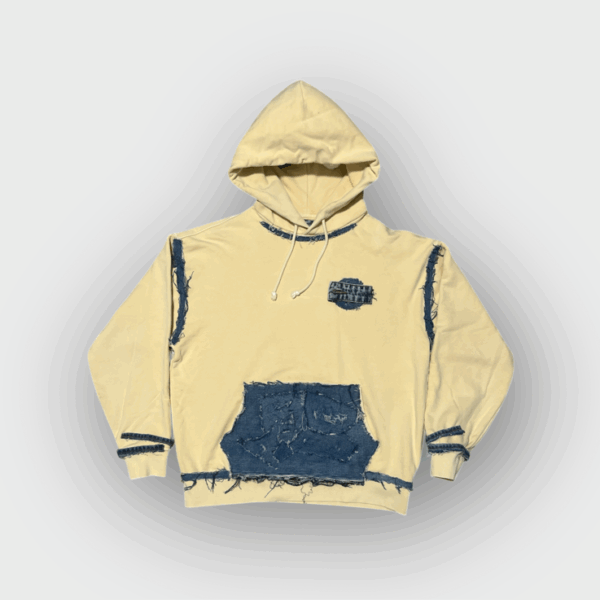 JEANS PATCHEWORK HOODIE